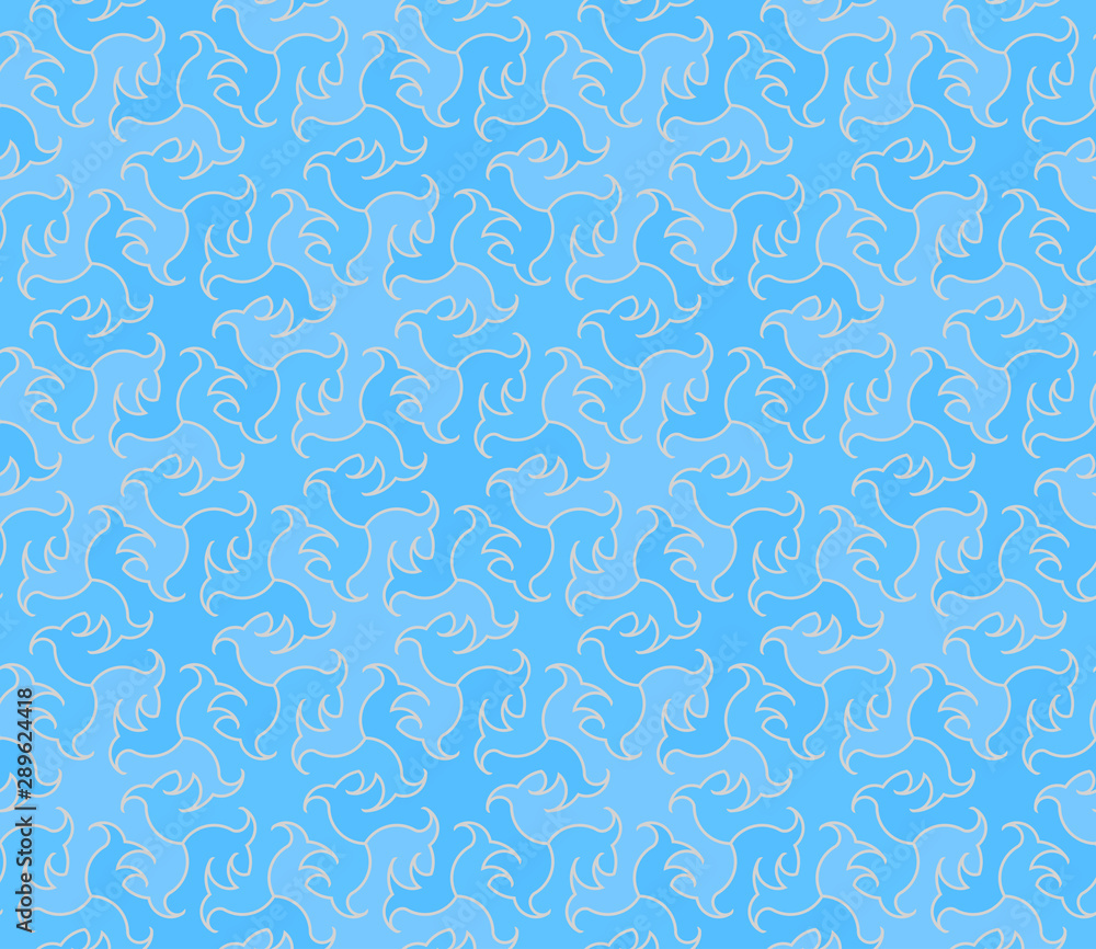 Stained glass texture from snowflakes. Wrapping paper. Seamless pattern. Stained glass texture from snowflakes. Wrapping paper. Seamless pattern.