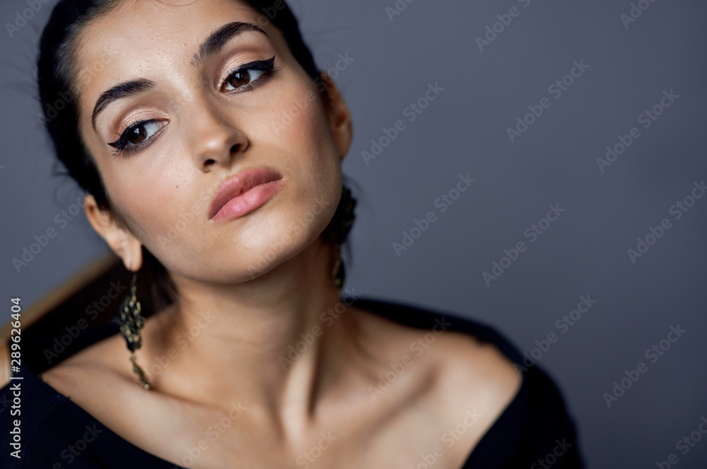 face of woman with perfect skin face of woman with perfect skin