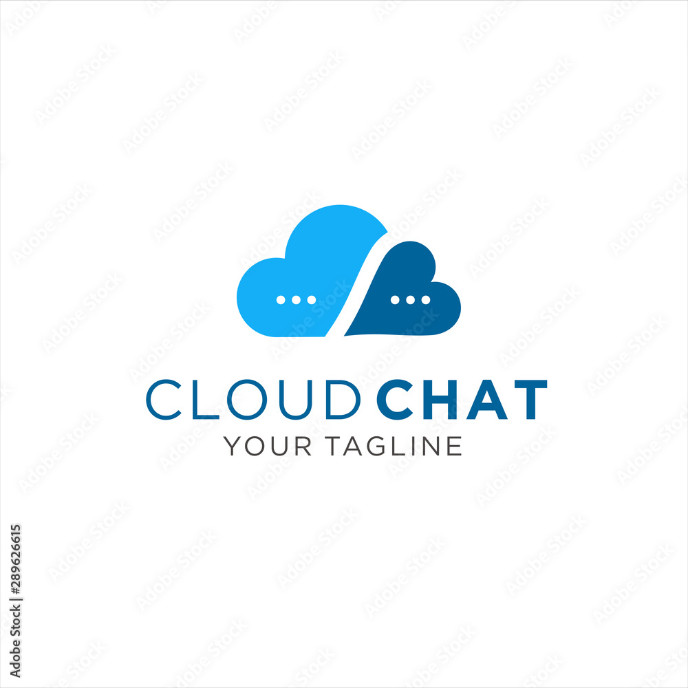 Cloud Logo Design Vector Illustration Template Idea Cloud Logo Design Vector Illustration Template Idea
