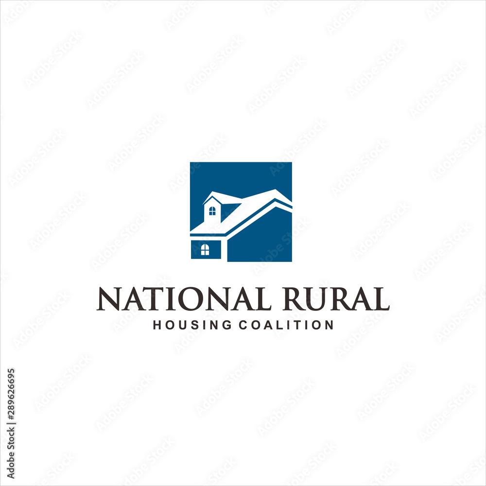 Square Home Logo Design Vector Illustration Template Idea Square Home Logo Design Vector Illustration Template Idea