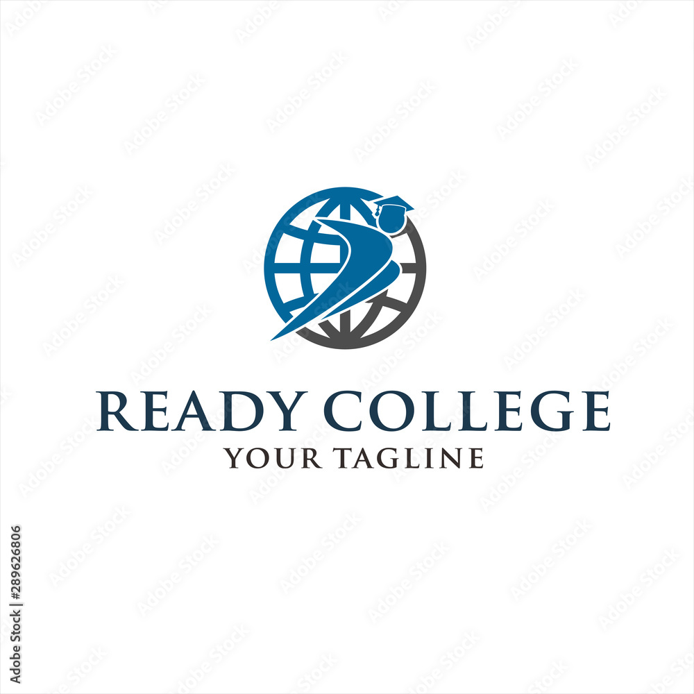 Global Education Logo Design Vector Illustration Template Idea Global Education Logo Design Vector Illustration Template Idea