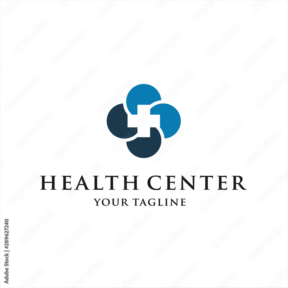Health Center Logo Inspiration Design Health Center Logo Inspiration Design