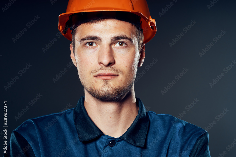 portrait of a man in baseball cap portrait of a man in baseball cap