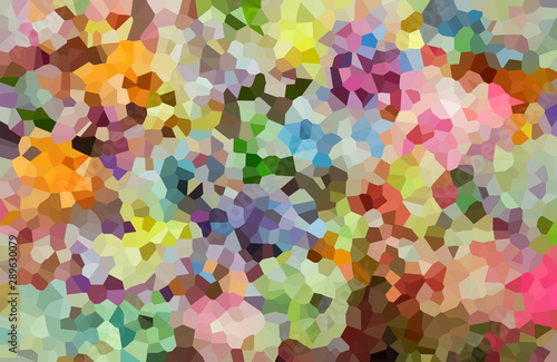 Abstract colorful crystallized background