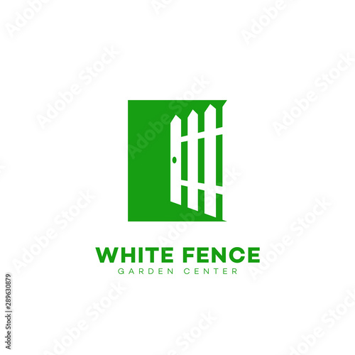 White fence logo