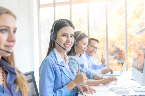 Obraz na płótnie Call Center Service