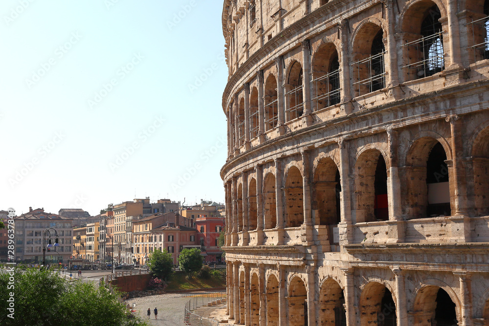 The famous Roman Colesseum, Italy
