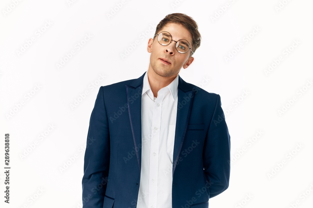 portrait of a businessman isolated on white portrait of a businessman isolated on white