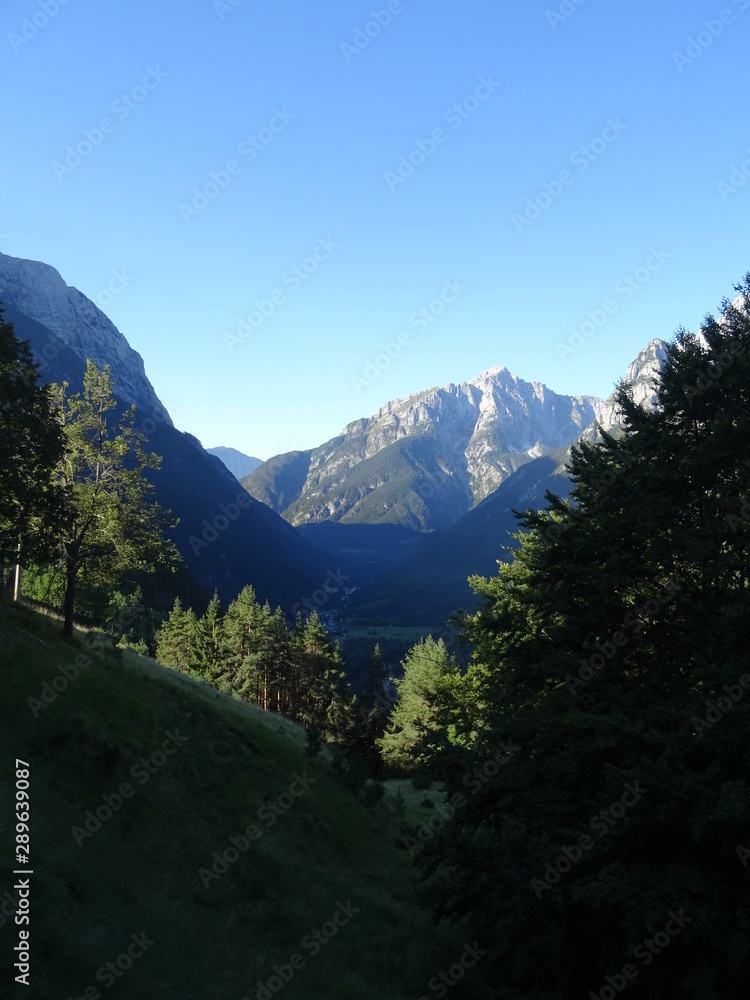 Fototapeta premium berge und landschaftsidylle in slowenien