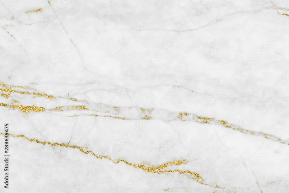 Obraz premium White gold marble texture pattern background with high resolution design for cover book or brochure, poster, wallpaper background or realistic business