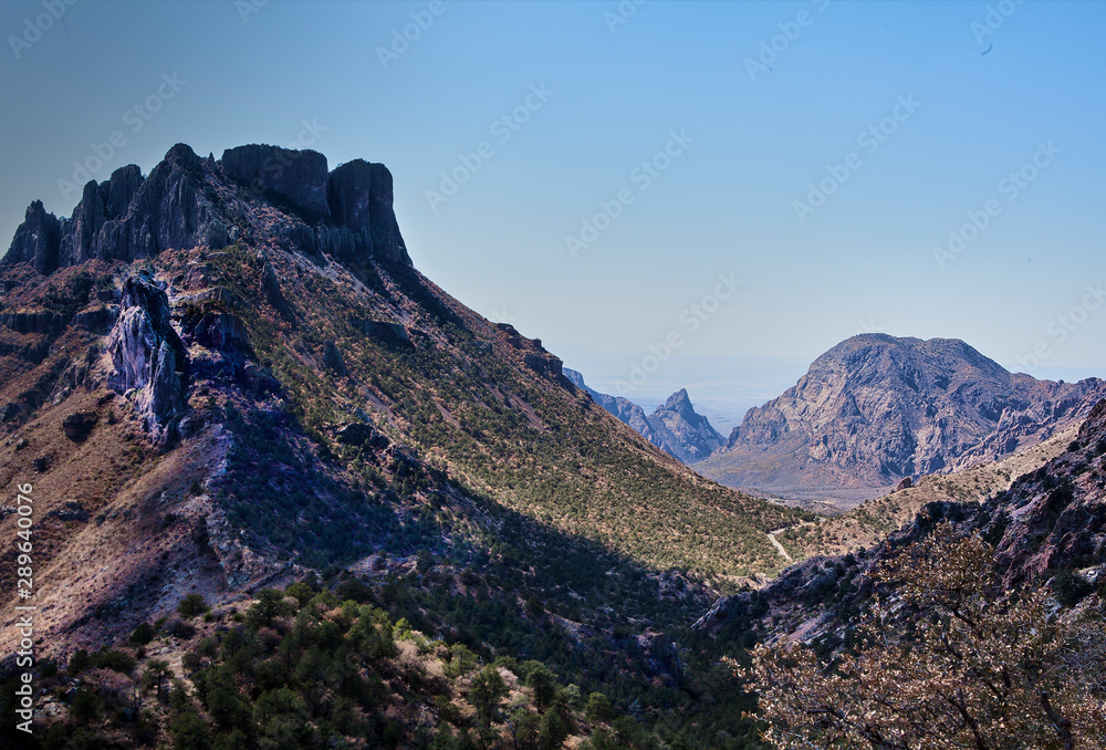 Mountain views, Lost Mine Trail, Big Bend National Park, Texas, USA