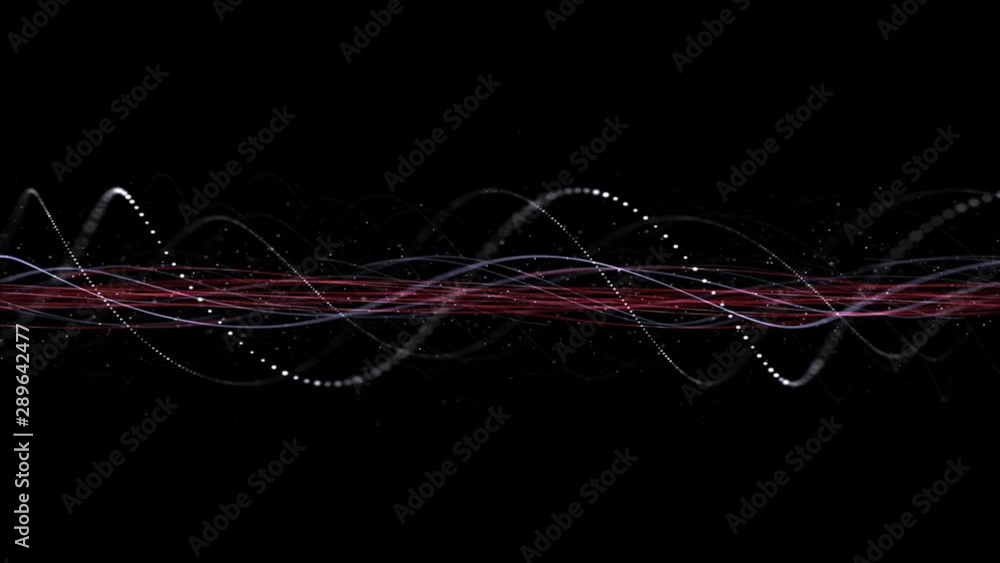 Intertwined Technology Fibers Animation Background, Loop, 4k Intertwined Technology Fibers Animation Background, Loop, 4k