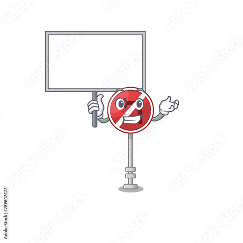 Bring board no left turn on the mascot