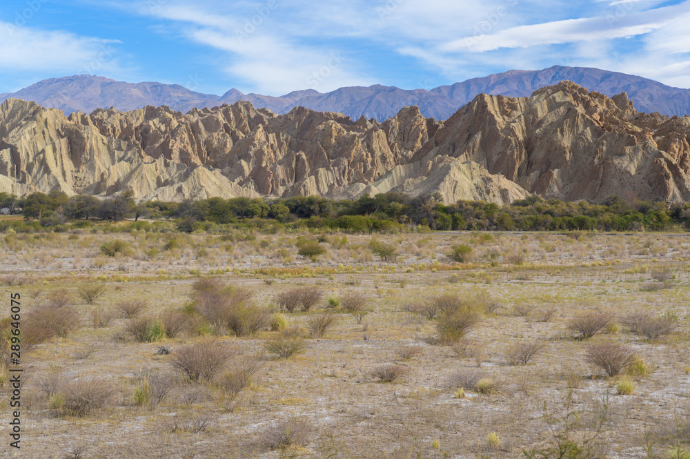 Quebrada de Las Flechas at Ruta 40 between Cafayate and Cachi, Argentina Quebrada de Las Flechas at Ruta 40 between Cafayate and Cachi, Argentina