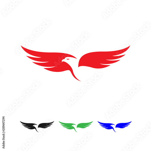 creative eagle head logo vector business concept