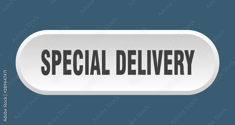 special delivery button. special delivery rounded white sign. special delivery special delivery button. special delivery rounded white sign. special delivery