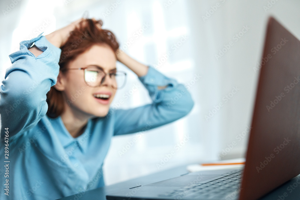woman with headache woman with headache