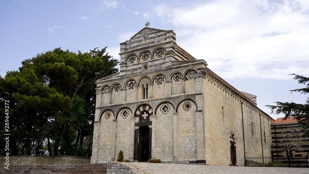 Obraz premium Monastère de San Pietro de Sorres, Sardinia, Italy