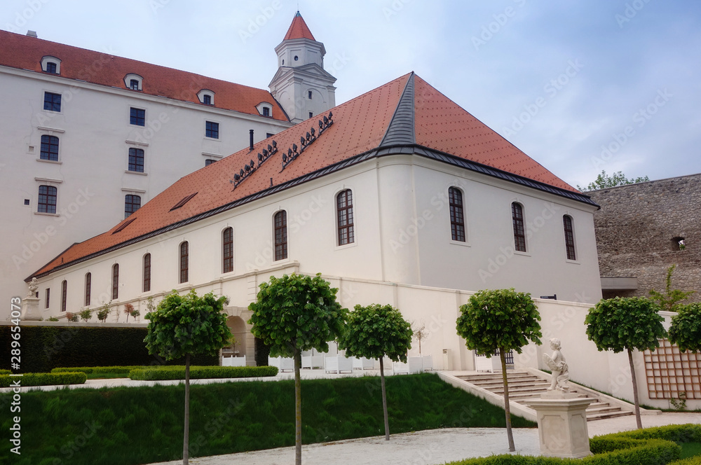 The medieval castle in Bratislava. Slovakia.