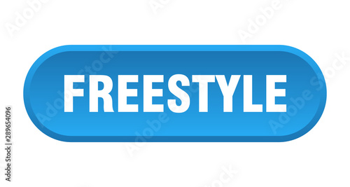 freestyle button. freestyle rounded blue sign. freestyle