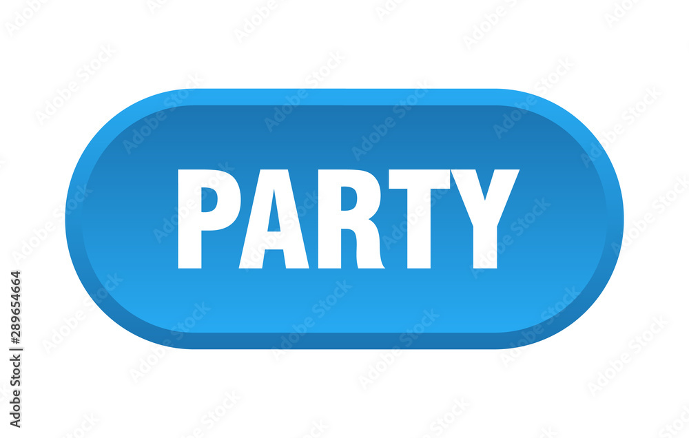 party button. party rounded blue sign. party party button. party rounded blue sign. party