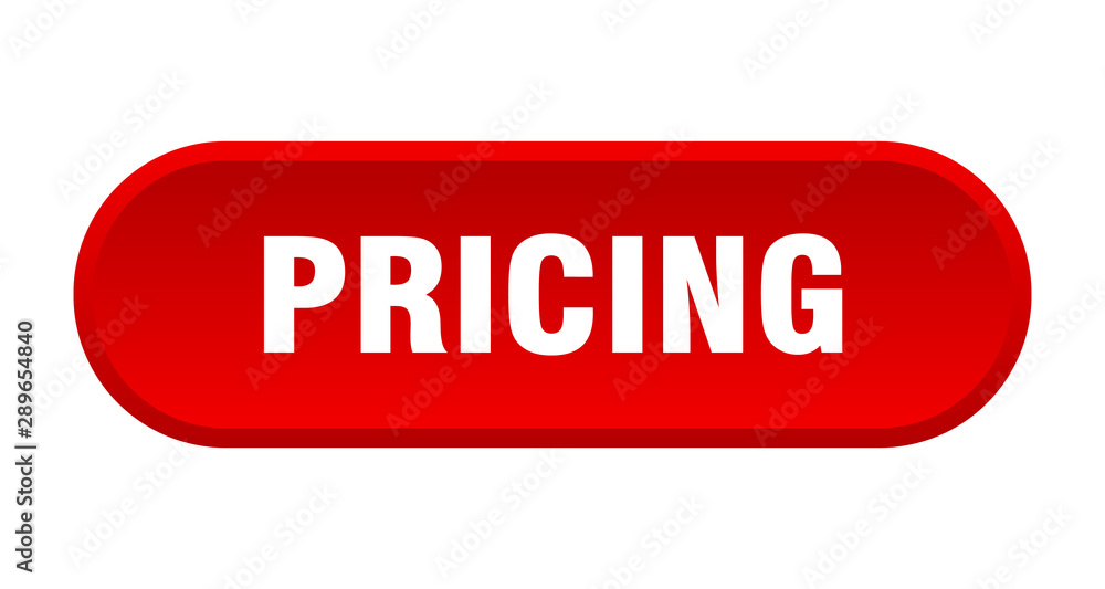 pricing button. pricing rounded red sign. pricing pricing button. pricing rounded red sign. pricing