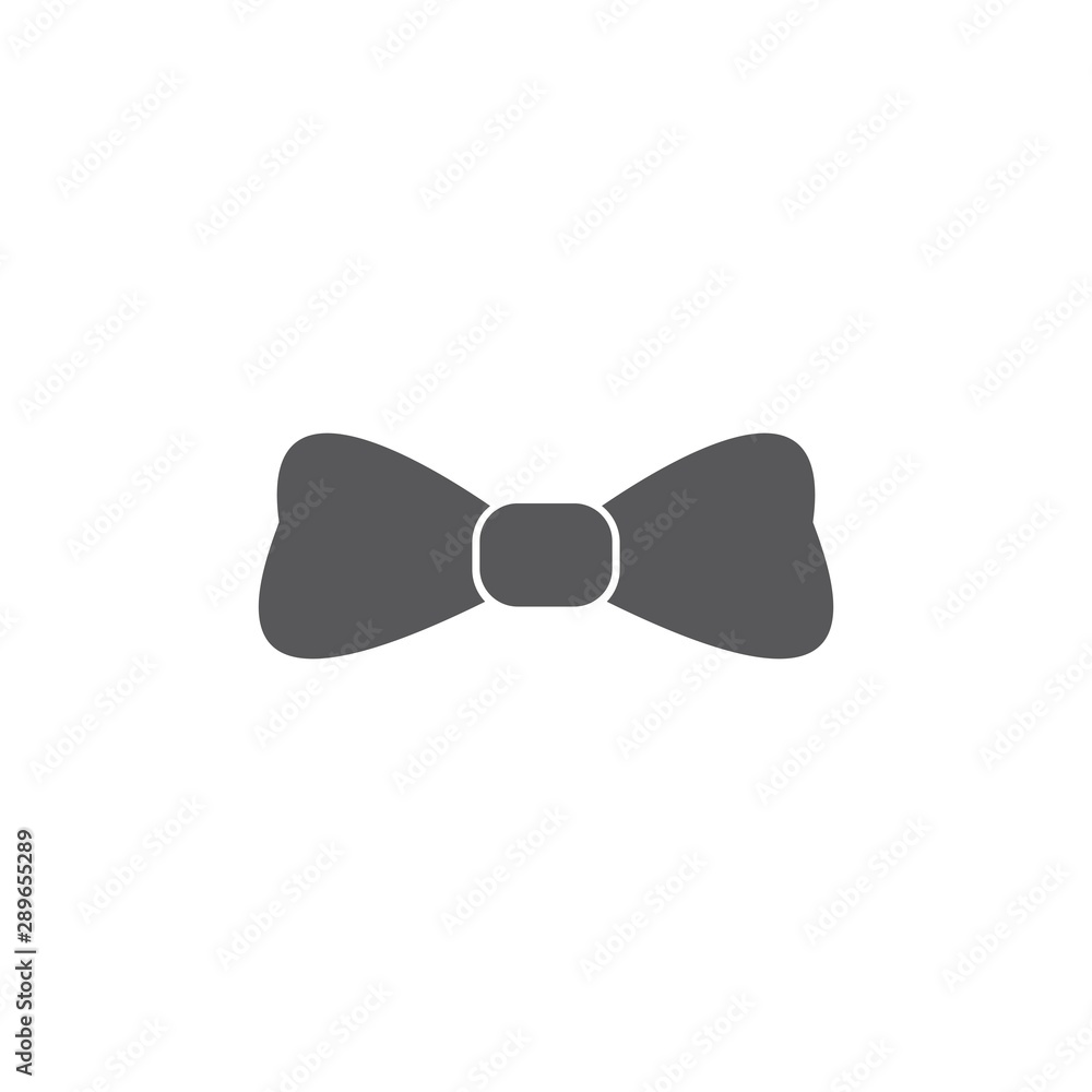 Butterfly tie vector icon illustration Butterfly tie vector icon illustration
