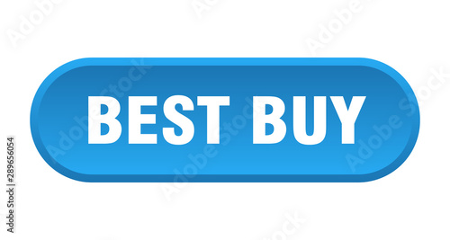 best buy button. best buy rounded blue sign. best buy