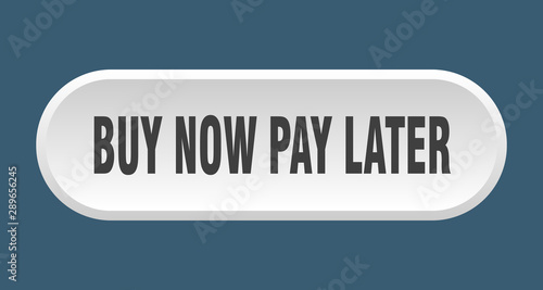 buy now pay later button. buy now pay later rounded white sign. buy now pay later