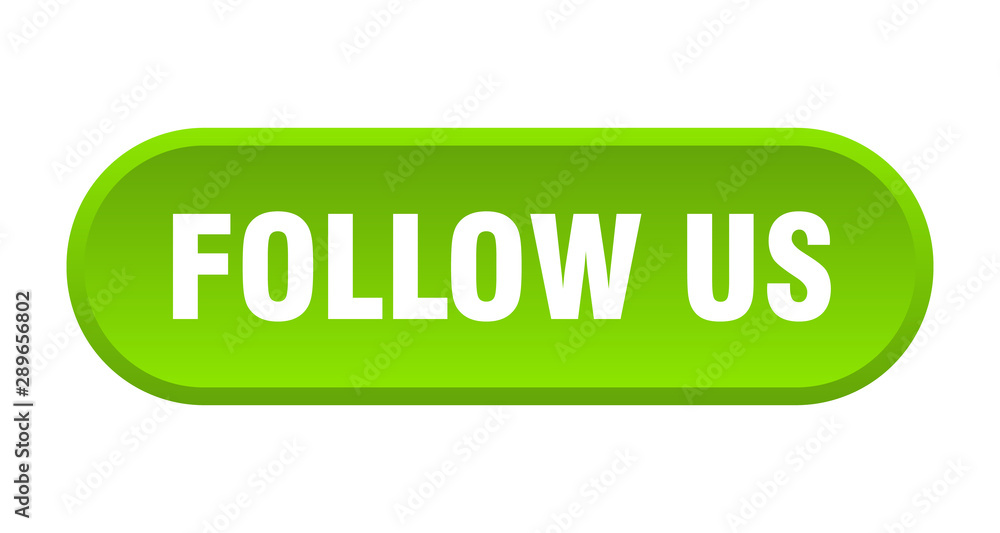 follow us button. follow us rounded green sign. follow us follow us button. follow us rounded green sign. follow us