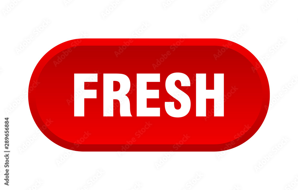 fresh button. fresh rounded red sign. fresh fresh button. fresh rounded red sign. fresh