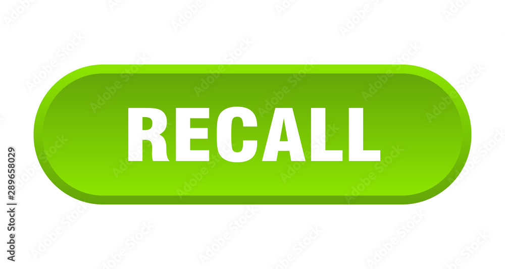 recall button. recall rounded green sign. recall recall button. recall rounded green sign. recall