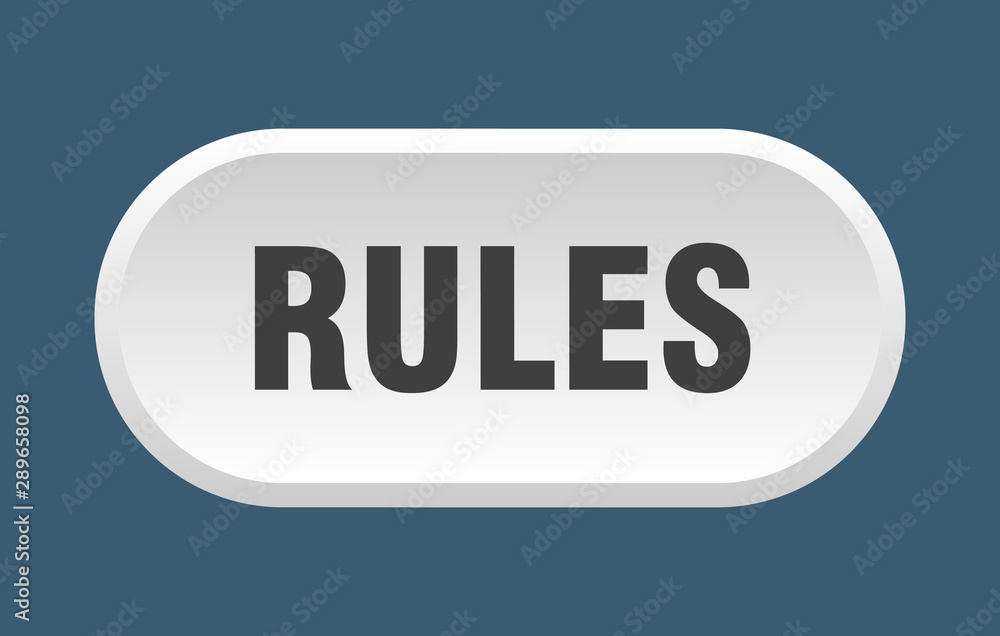rules button. rules rounded white sign. rules rules button. rules rounded white sign. rules