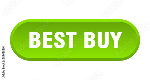 best buy button. best buy rounded green sign. best buy