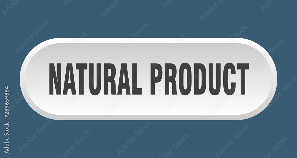 natural product button. natural product rounded white sign. natural product