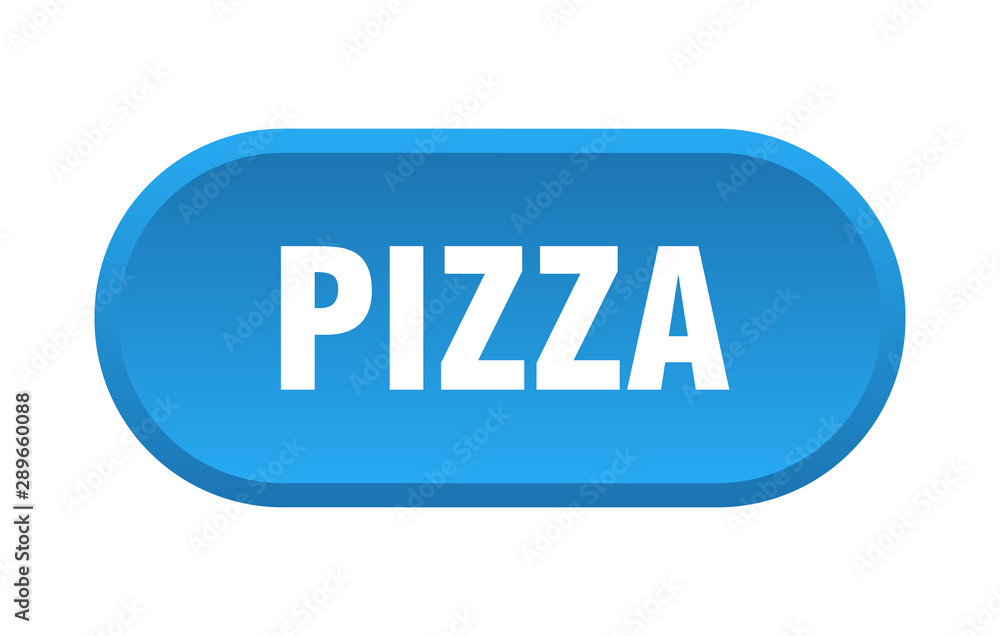 pizza button. pizza rounded blue sign. pizza pizza button. pizza rounded blue sign. pizza