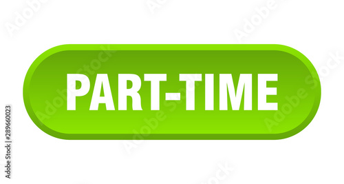Fotografie part-time button. part-time rounded green sign. part-time