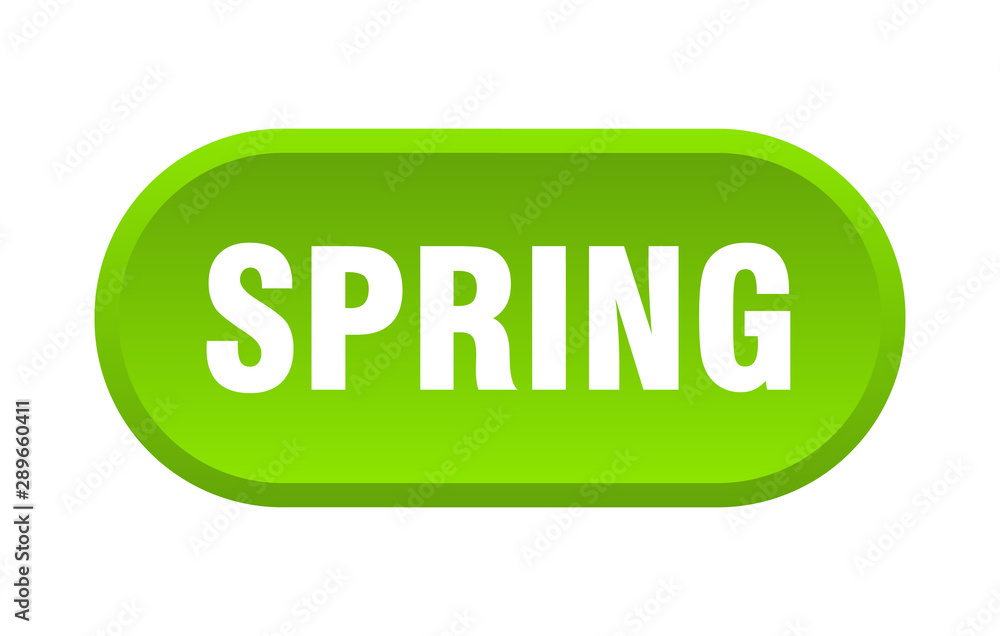 spring button. spring rounded green sign. spring spring button. spring rounded green sign. spring