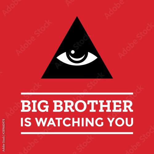 Big brother is watching you poster