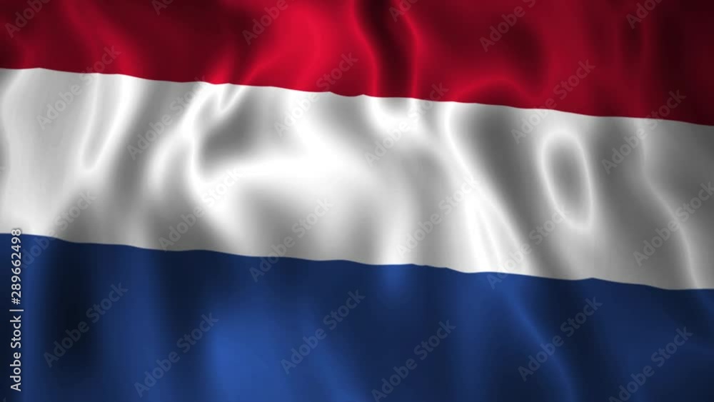 flag of netherland looping flag of netherland looping