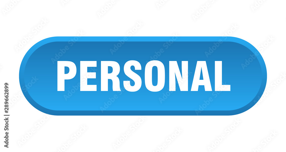 personal button. personal rounded blue sign. personal personal button. personal rounded blue sign. personal