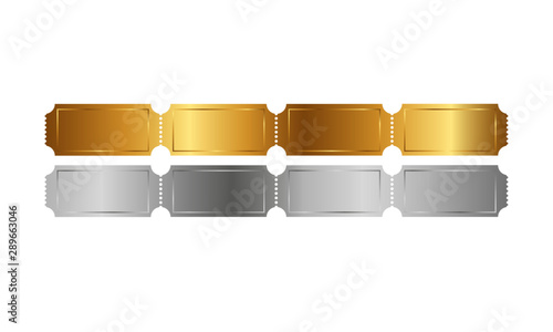Goldene und silberne Tickets