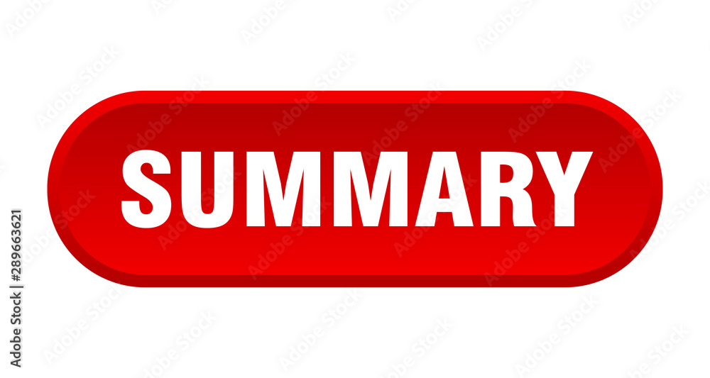 summary button. summary rounded red sign. summary summary button. summary rounded red sign. summary