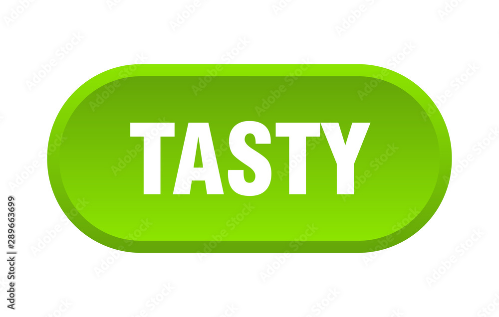 tasty button. tasty rounded green sign. tasty tasty button. tasty rounded green sign. tasty