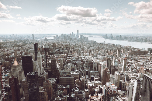 View of Manhattan from a tower