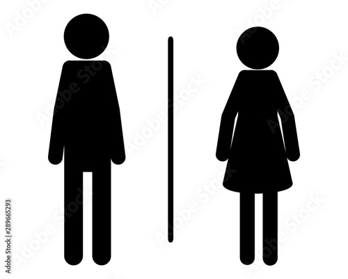 Symbol für öffentliche Toiletten