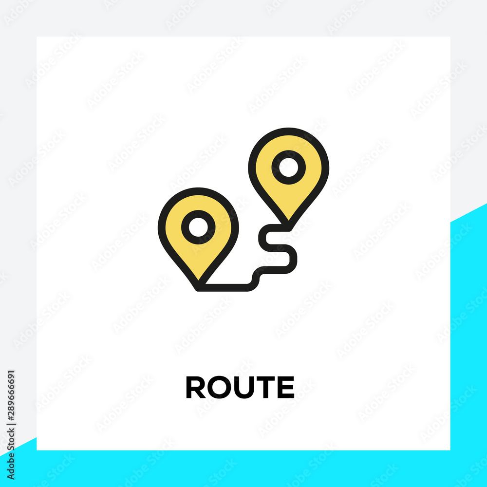 ROUTE LINE ICON SET ROUTE LINE ICON SET