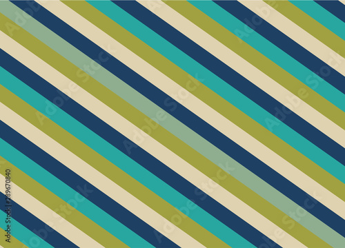 Navy, Aqua Olive and Tan Di...