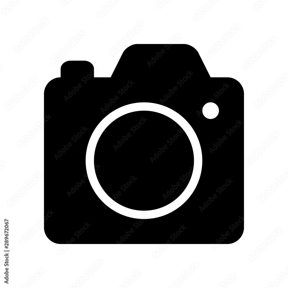 Camera icon vector design isolated on white background Camera icon vector design isolated on white background