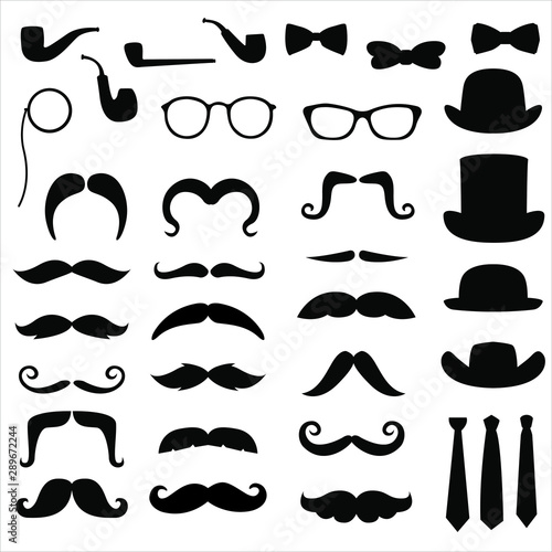 Gentleman Silhouette Clip Art Design Vector. Cut File Illustration. Elegance and luxury.
